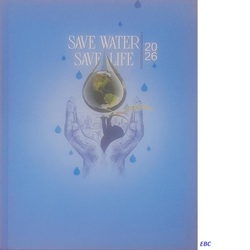 Indar Diary 2026 -Save Water Save Life -734 PP
